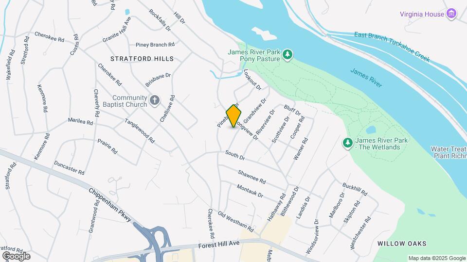 3342 Grandview Dr Map and Location Details