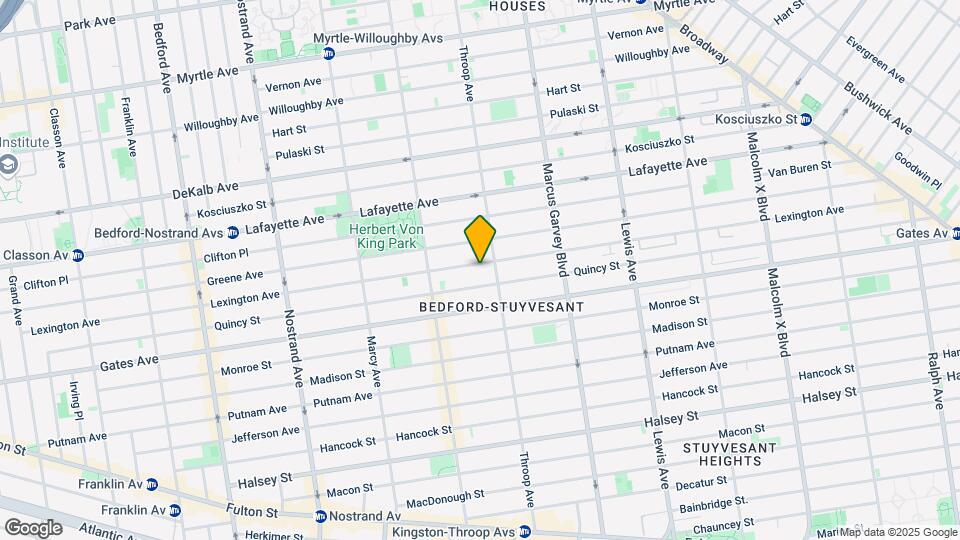 454 Lexington Ave Map and Location Details