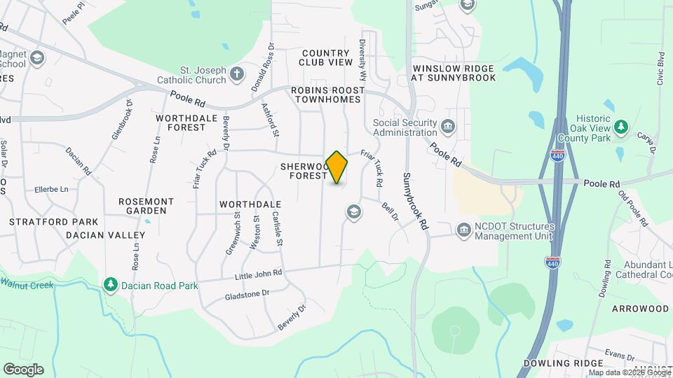 844 Rawls Dr, Unit 5543C Map and Location Details