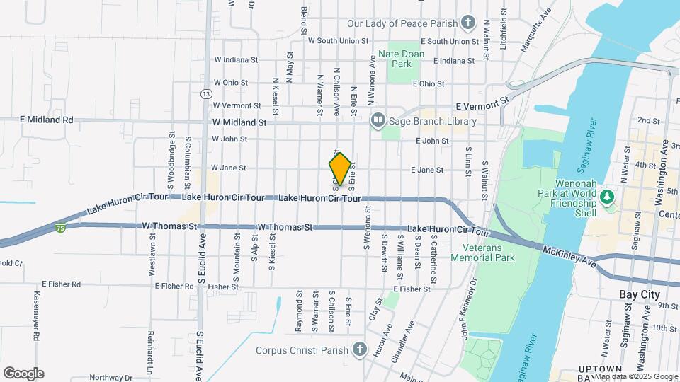 313 S Chilson St Map and Location Details