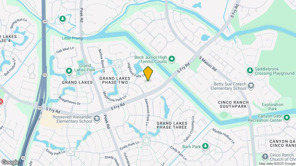 22115 Oakcreek Hollow Ln Map and Location Details