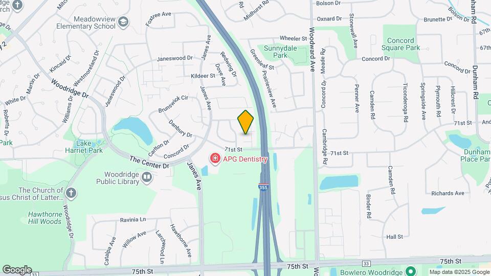 7020 Andover Ct Map and Location Details