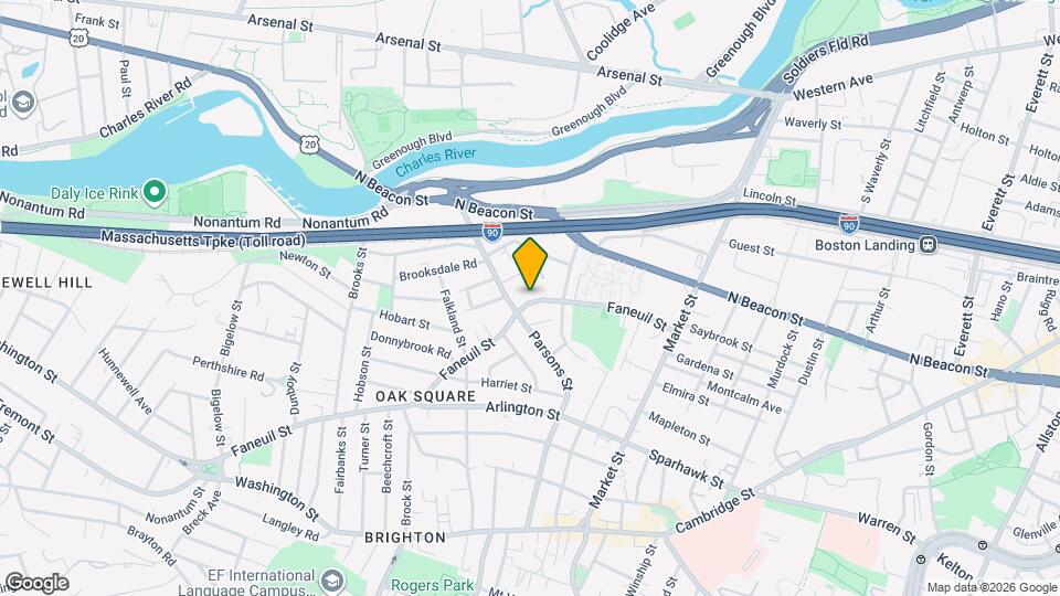 123 Faneuil St Map and Location Details