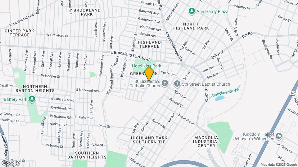 1025 Fourqurean Ln Map and Location Details