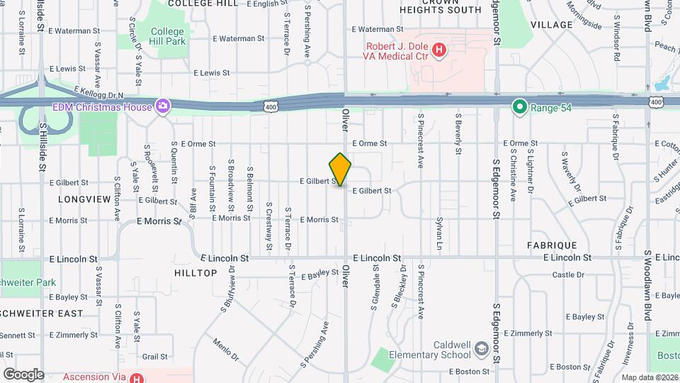 713 S Oliver Ave Map and Location Details