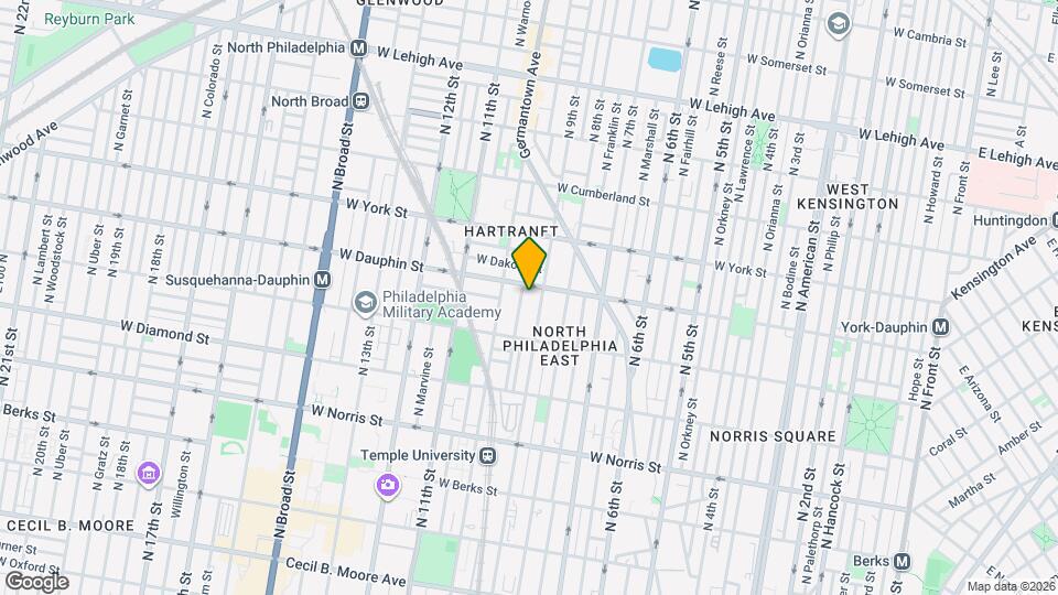 2253 N Delhi St Map and Location Details