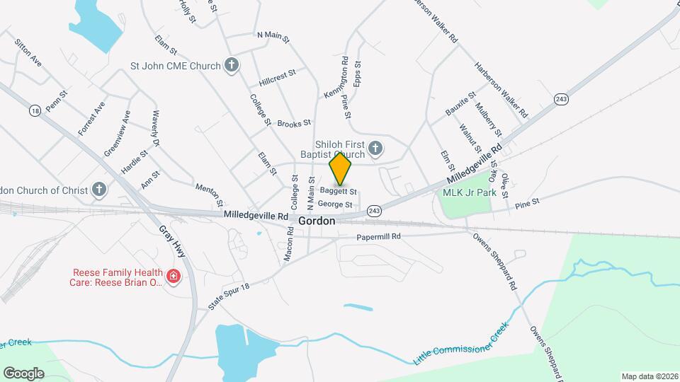 121 Baggett St Map and Location Details