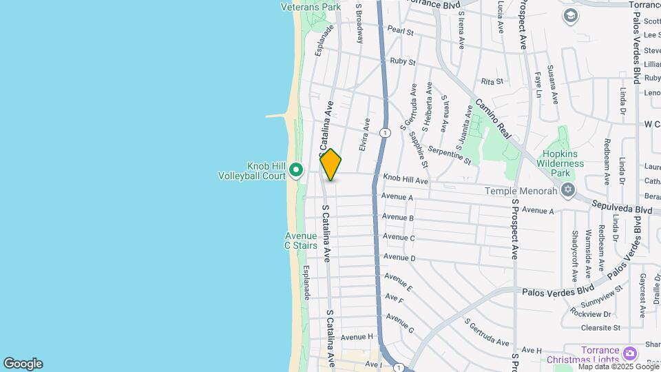 810 S Catalina Ave Map and Location Details