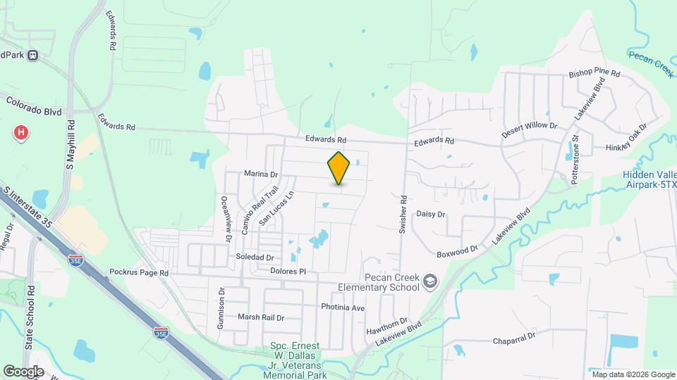 5529 Las Lomas Ln Map and Location Details