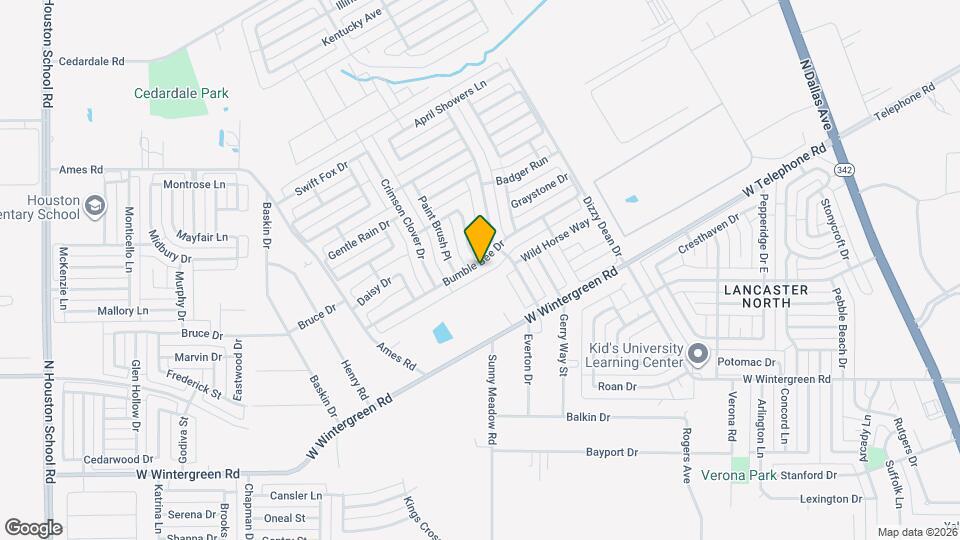 1124 Bumble Bee Dr Mapa y Detalles de la Ubicación