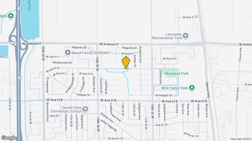 1212 W Avenue H4 Mapa y Detalles de la Ubicación