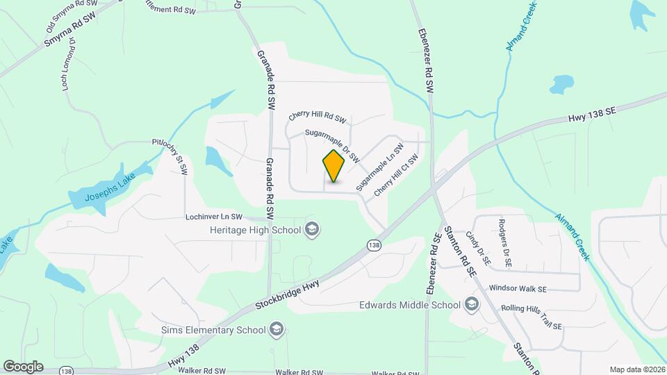 1616 Cherry Hill Rd SW Mapa y Detalles de la Ubicación