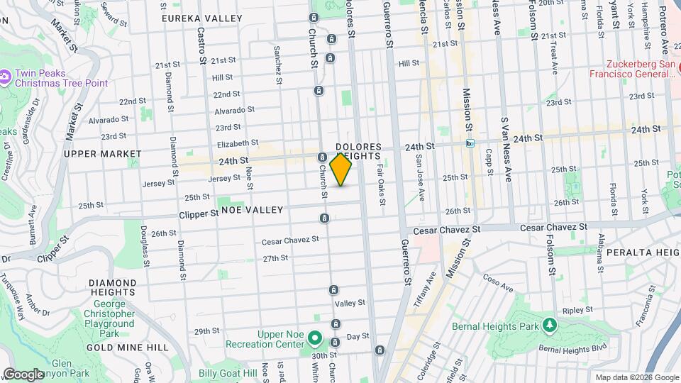 3857 25th St Map and Location Details