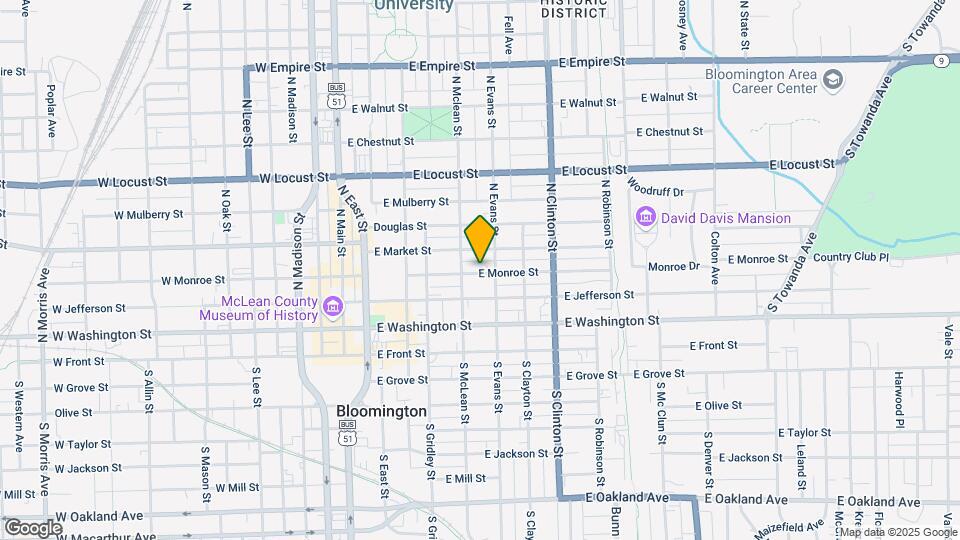 508 E Monroe St Map and Location Details