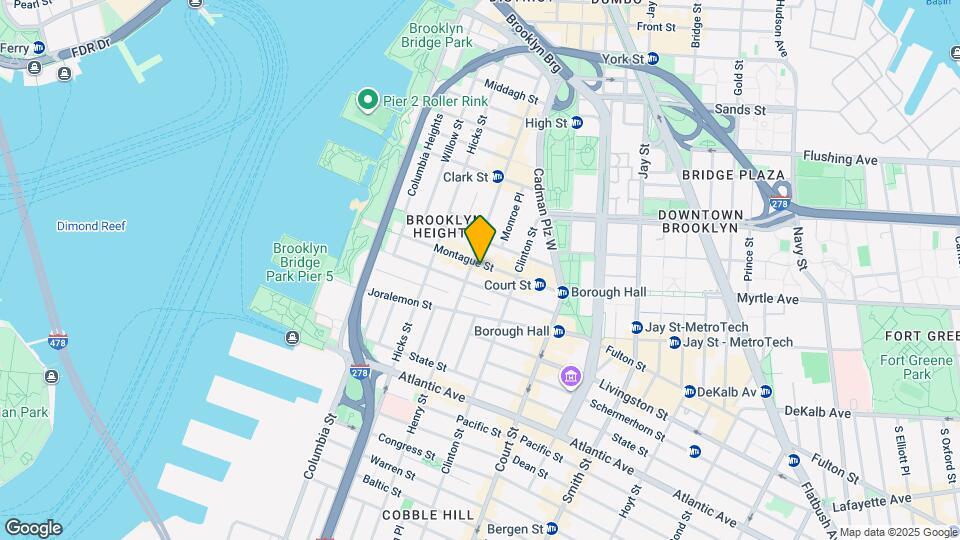 134 Montague St Mapa y Detalles de la Ubicación