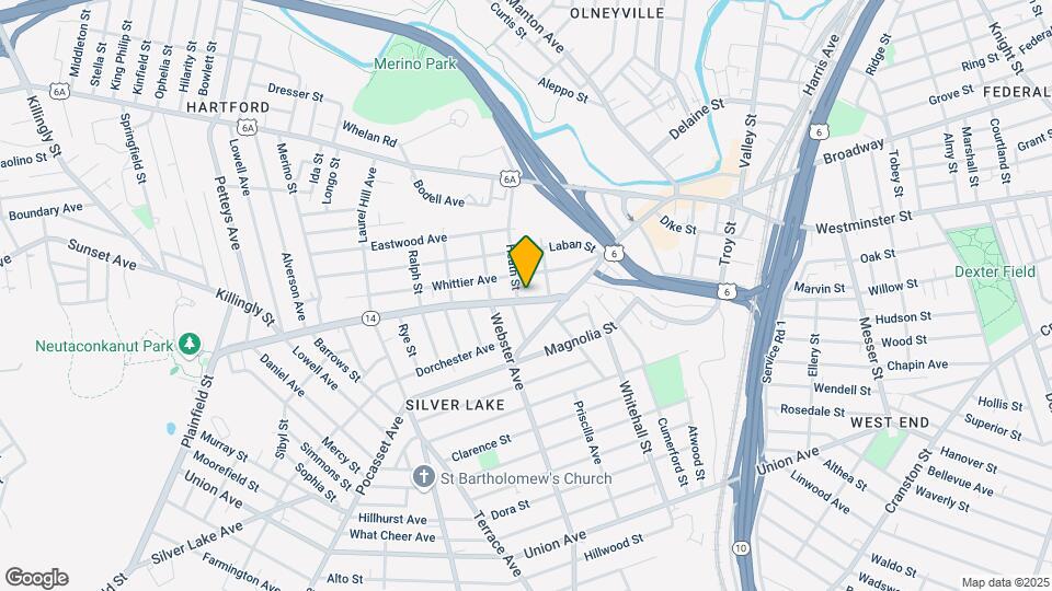 343-345 Plainfield St Mapa y Detalles de la Ubicación