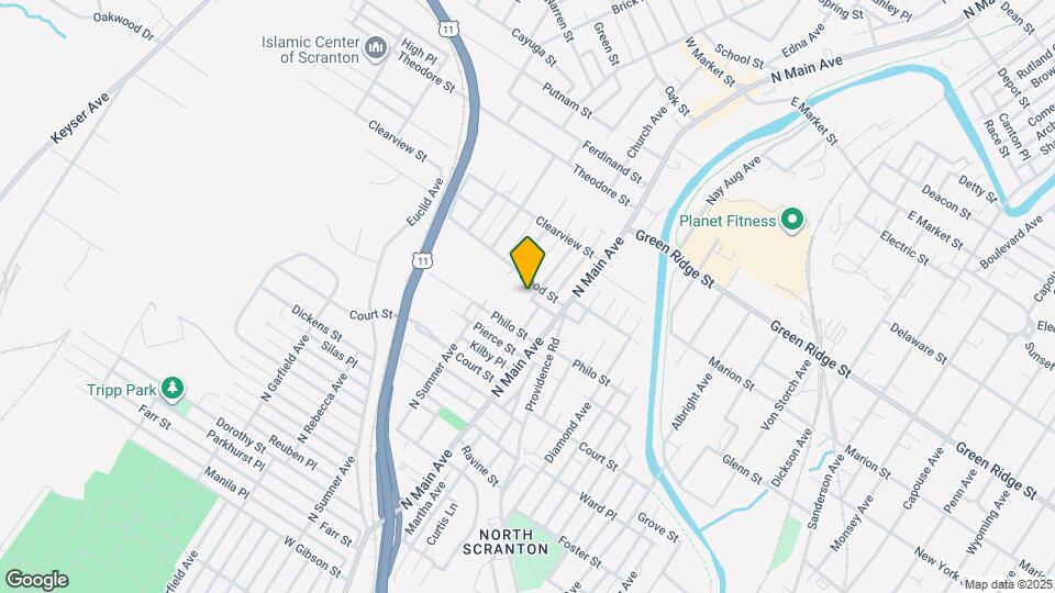 1343 Church Ave Map and Location Details