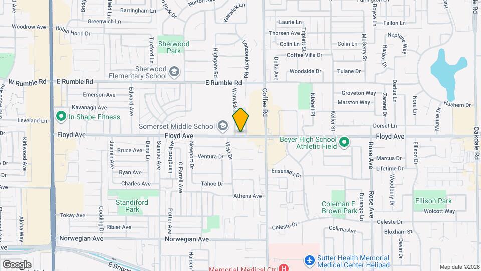 1203 Floyd Ave, Unit B Map and Location Details