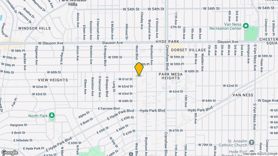6028-6100 West Blvd Map and Location Details