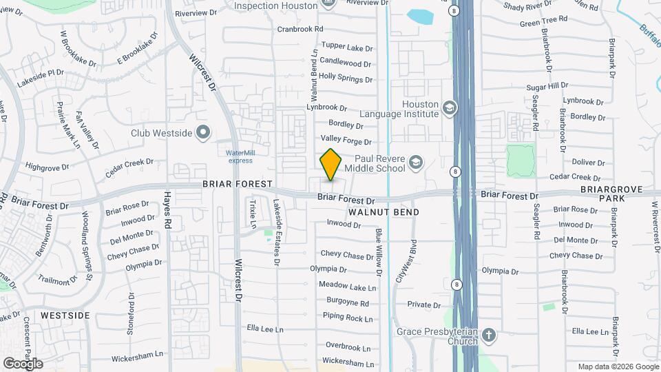10788 Briar Forest Dr Map and Location Details