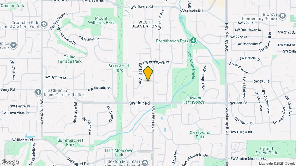 15550 SW Cynthia Ln Map and Location Details