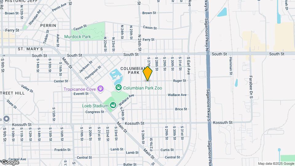 306 S 27th St-Unit -306 1/2 Map and Location Details