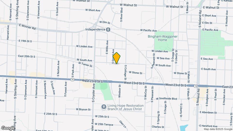 1013 W South Ave Mapa y Detalles de la Ubicación