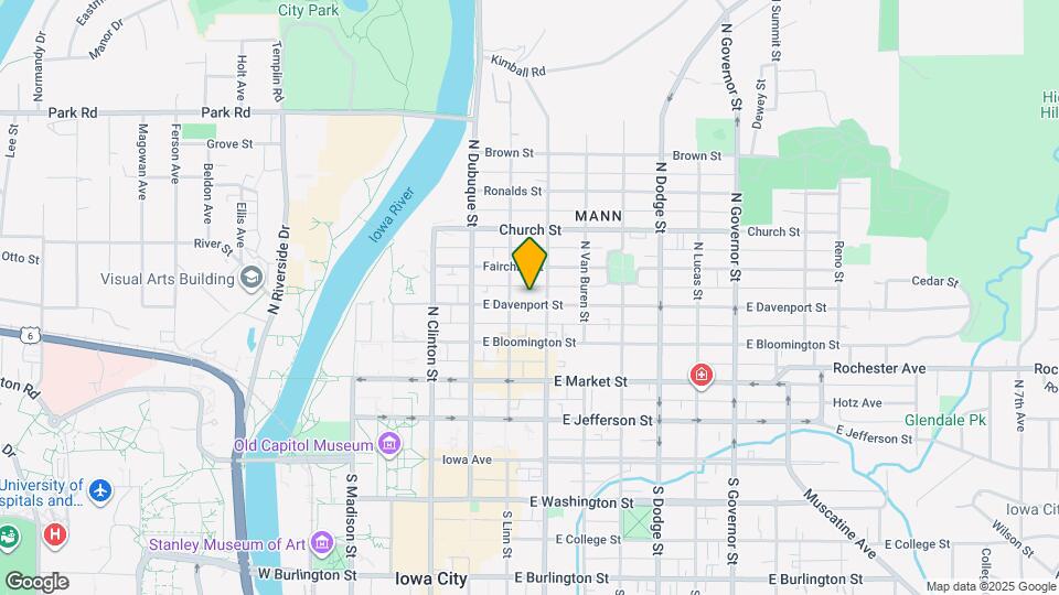 320 E Davenport St Map and Location Details