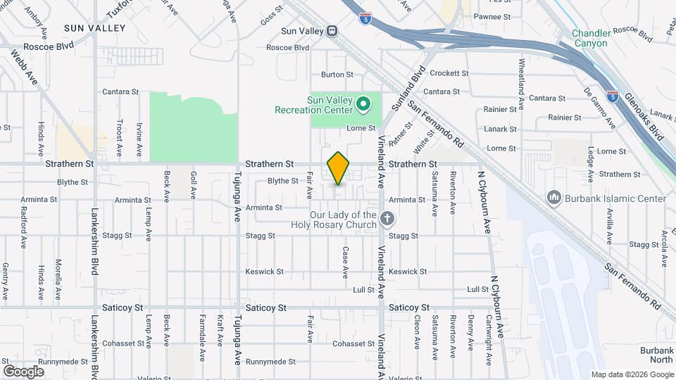 11107 Arminta St Mapa y Detalles de la Ubicación