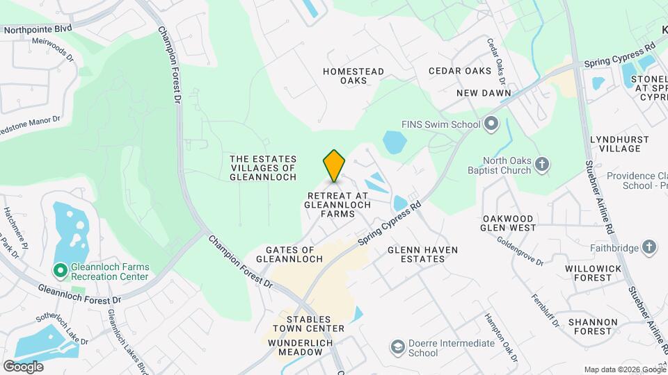 18731 Cypress Loch Dr Map and Location Details