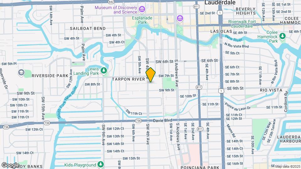800 SW 4th Ave Map and Location Details