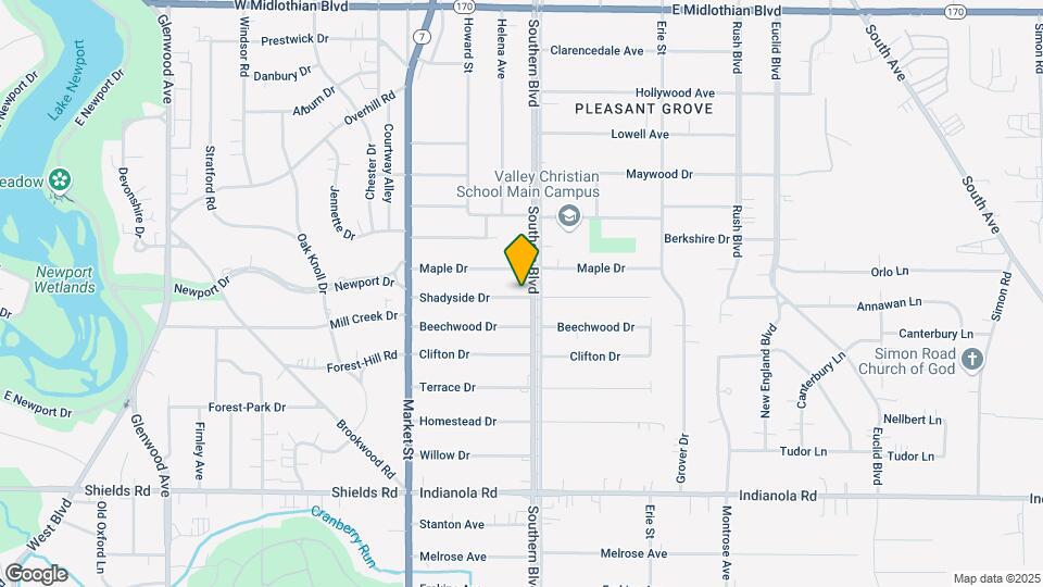 95 Shadyside Dr Map and Location Details