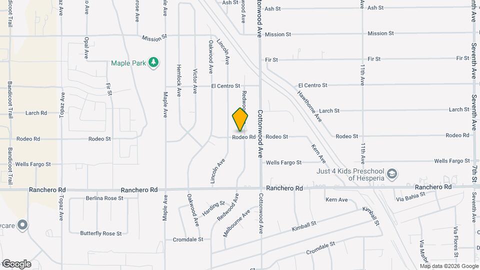 7518 Redwood Ave Mapa y Detalles de la Ubicación