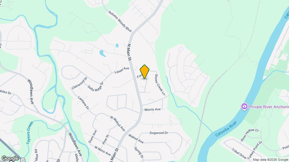 1111 Woodhaven Dr Mapa y Detalles de la Ubicación