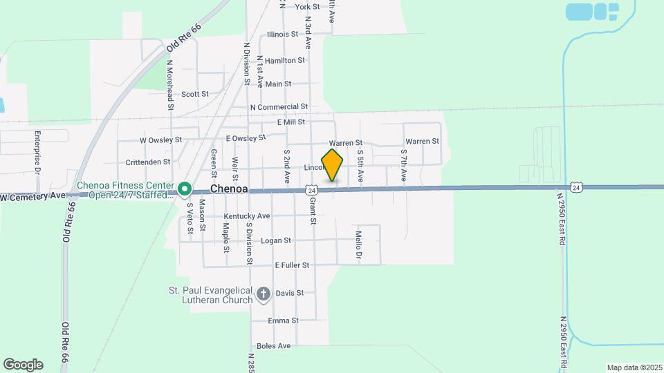 721 E Cemetery Ave Mapa y Detalles de la Ubicación