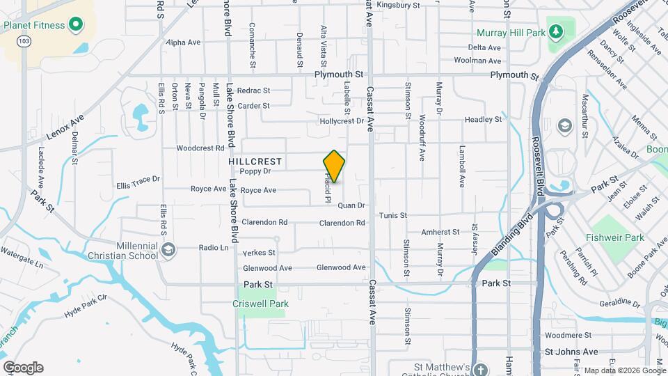 1331 Placid Pl Map and Location Details