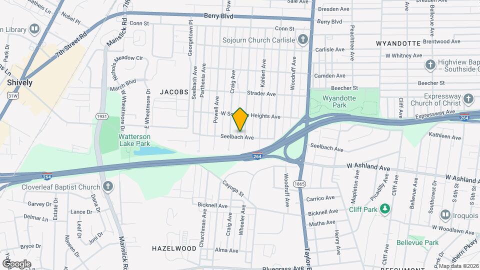 3780 Wheeler Ave Map and Location Details