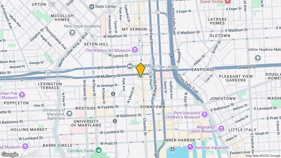 330 N Charles St-Unit -MODEL 4A Map and Location Details