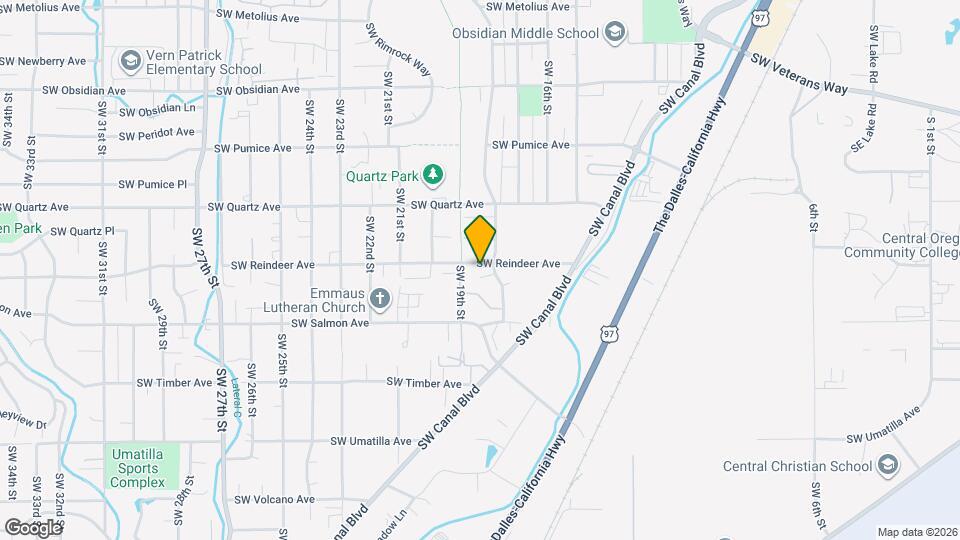 1824 SW Reindeer Ave Map and Location Details