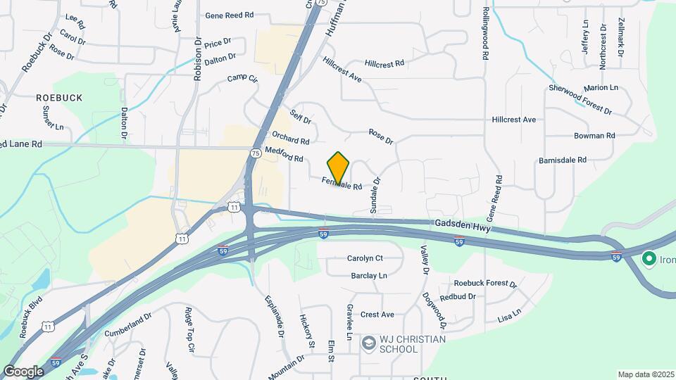 521 Ferndale Rd Map and Location Details