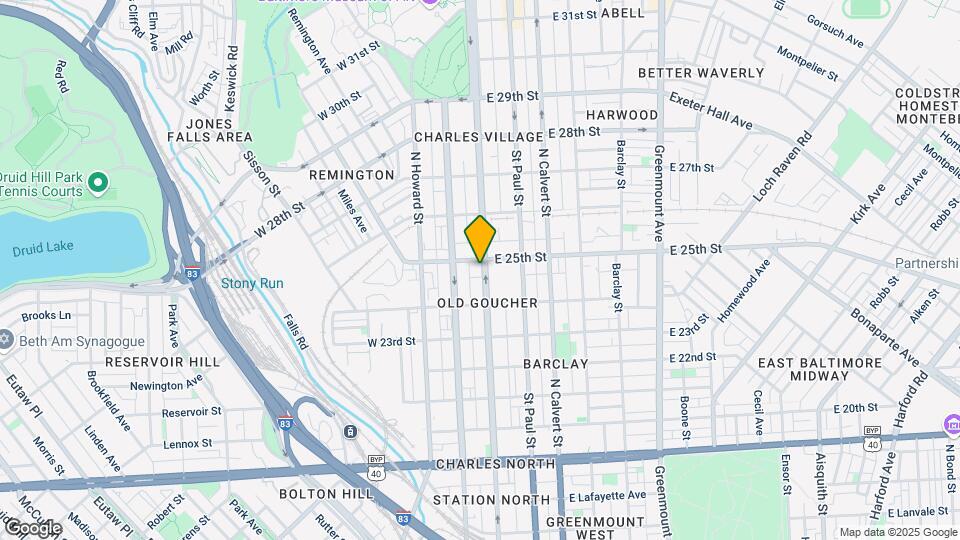 2436 N Charles St Map and Location Details
