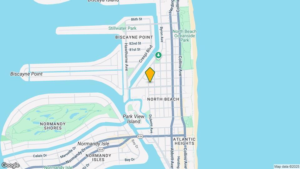 7711 Dickens Ave Map and Location Details