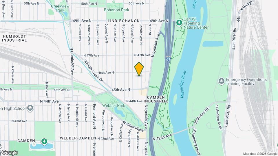 4541 Camden Ave N Mapa y Detalles de la Ubicación