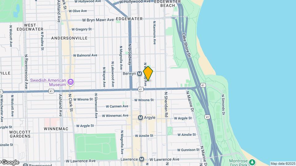 5219 N Winthrop Ave, Unit 2N Map and Location Details