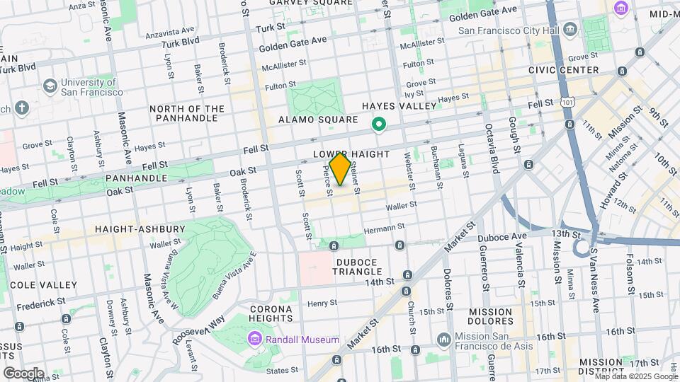 632 Haight St Map and Location Details