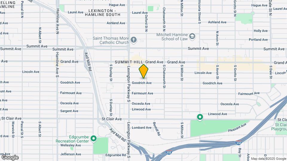 1049 Goodrich Ave Map and Location Details