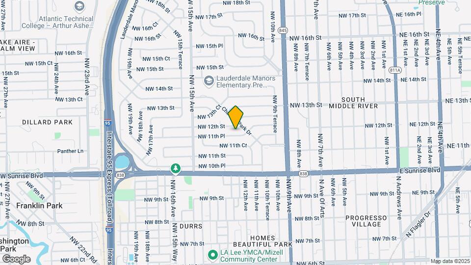 1113 NW 11th Pl Mapa y Detalles de la Ubicación