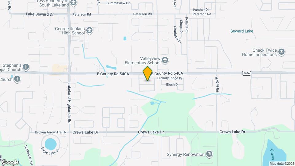 2704 Champion Ridge Dr Map and Location Details