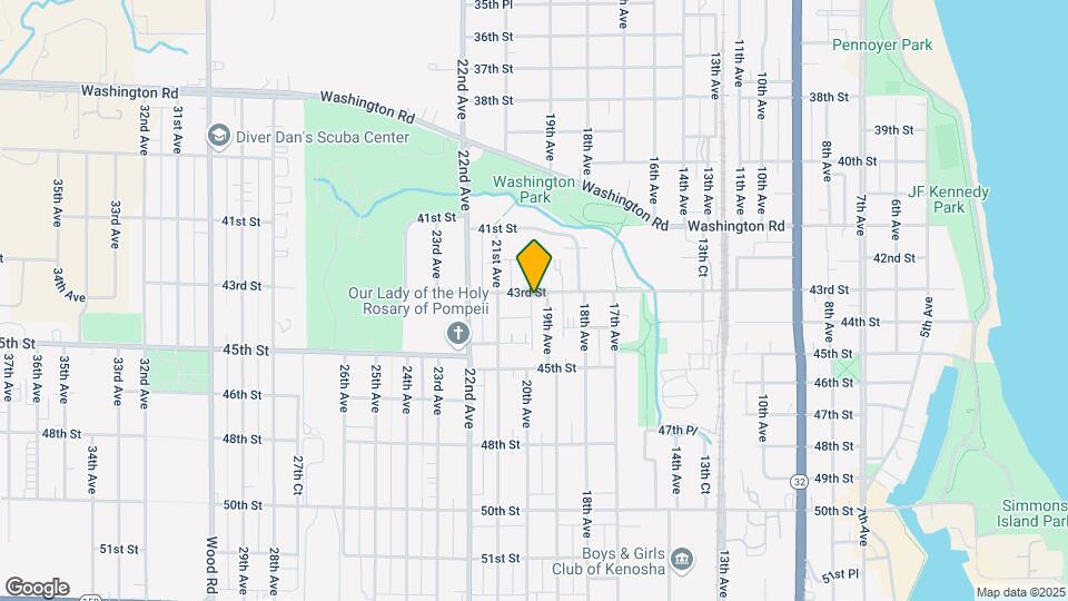 1911 43rd St Map and Location Details