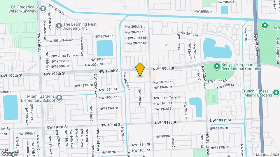 3800 NW 197th Terrace Map and Location Details
